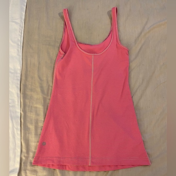 Lululemon Daily Tank Wee Stripe Dune Flash Pink - Picture 13 of 13